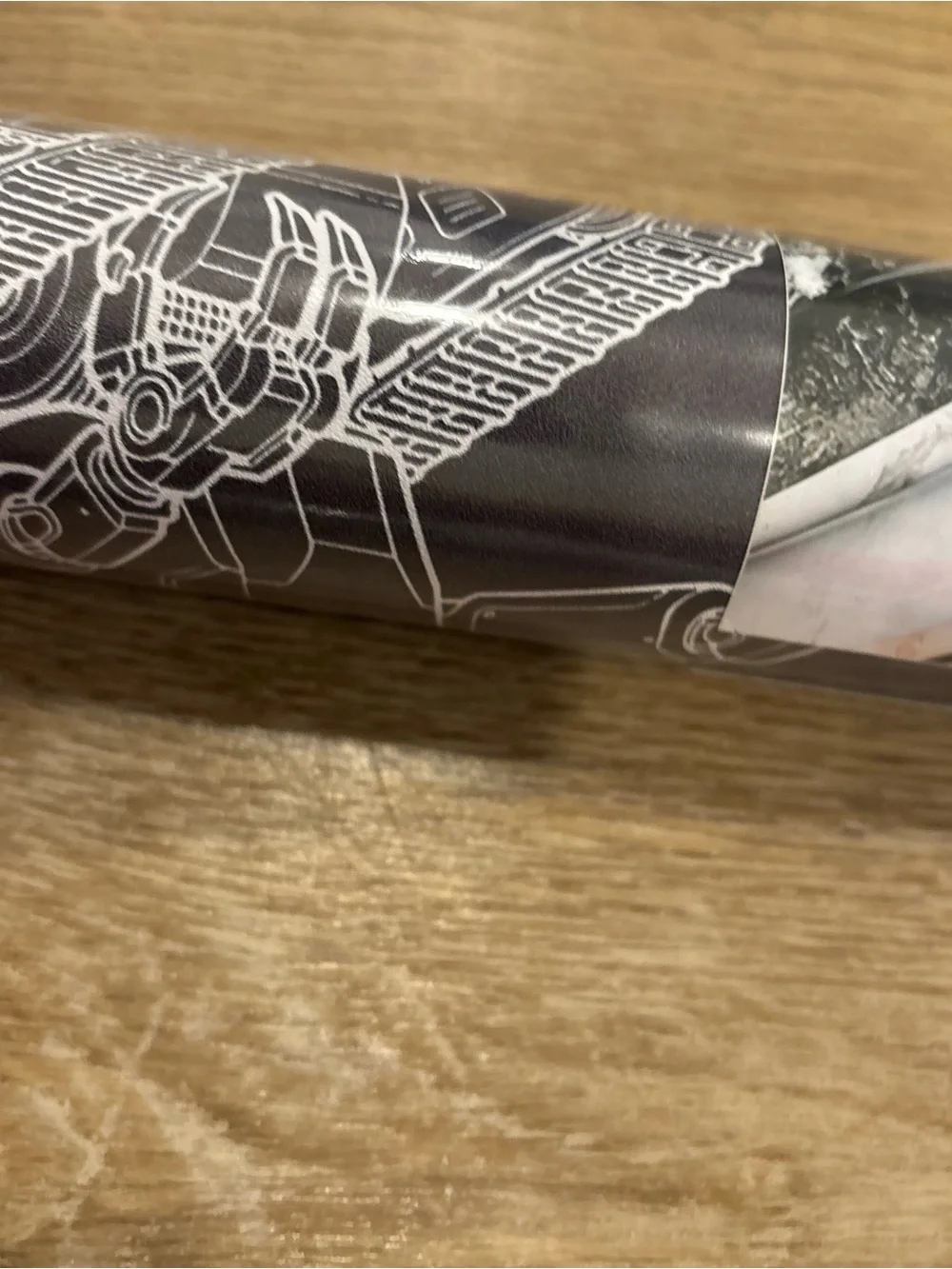 Premium Black Peel and Stick Wallpaper Roll